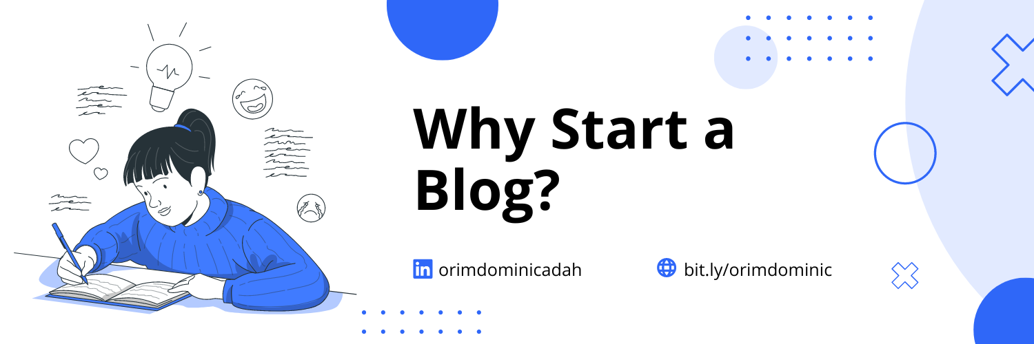 Why start a blog